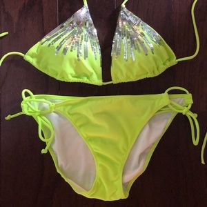 Victoria’s Secret Neon Green Bikini